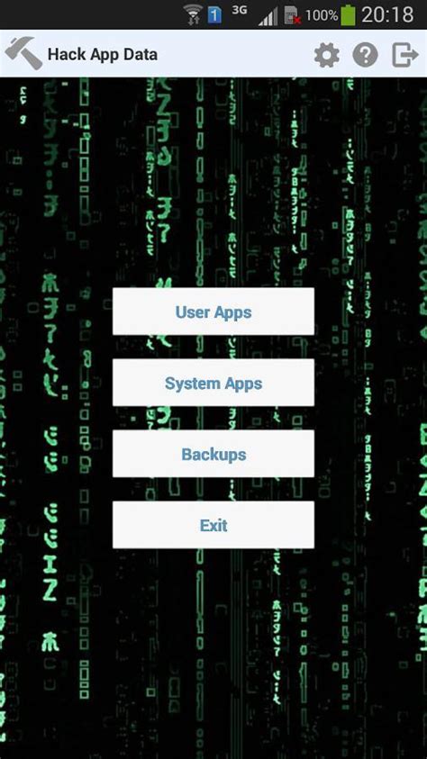 Older versions of Hack App Data (Android) .